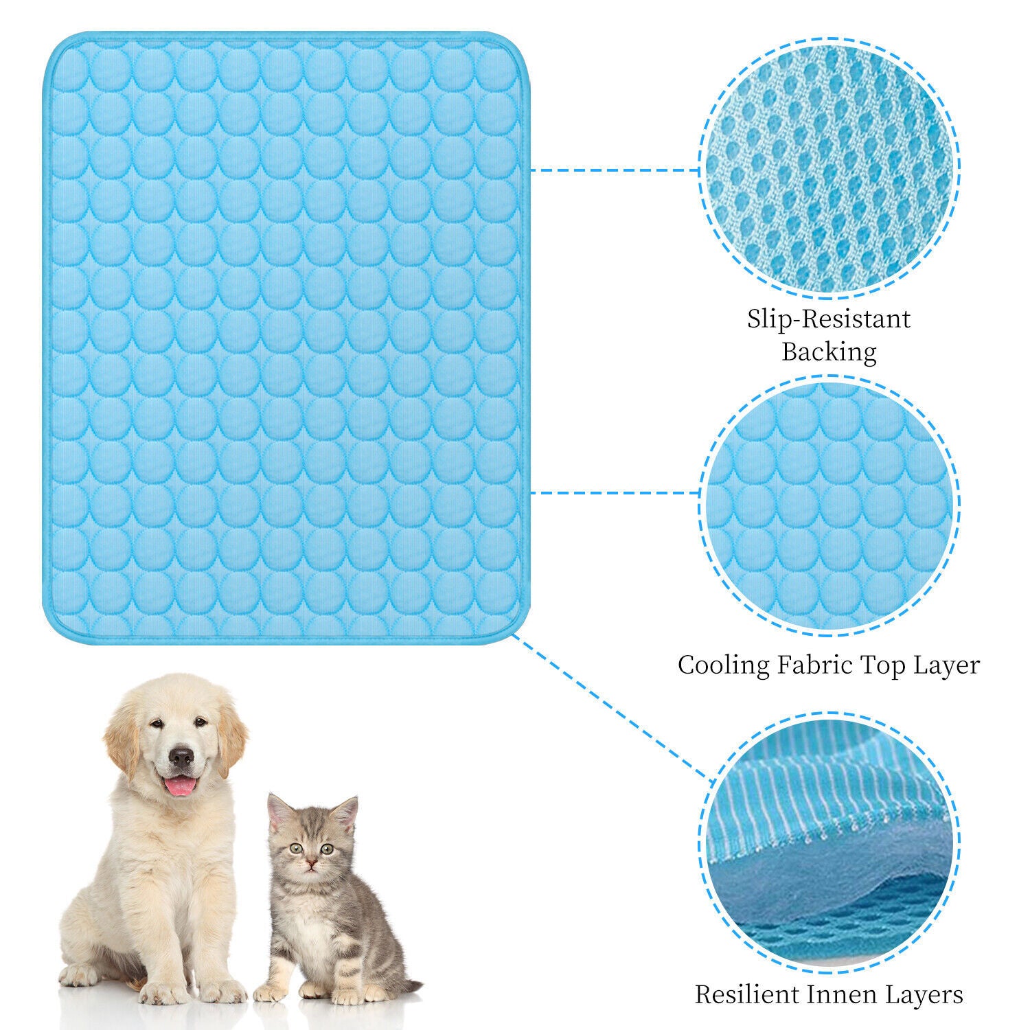 Pet Cooling Mat Cool Pad Cushion Dog Cat