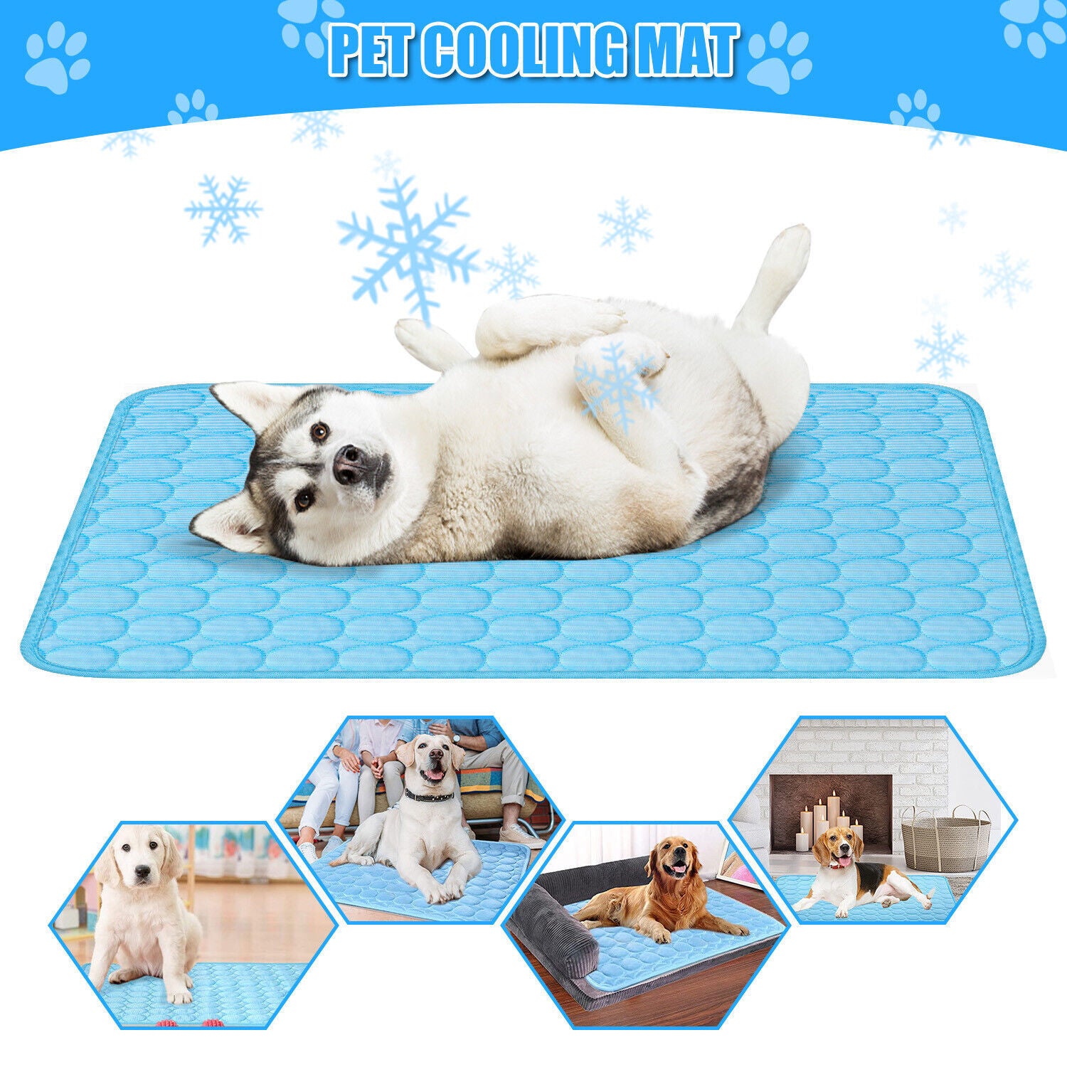 Pet Cooling Mat Cool Pad Cushion Dog Cat