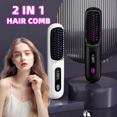 Wireless Hair Straightener & Curler"